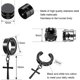 thumbnail image 3 of 10 pares de pendientes magnéticos TANGJMXG acero inoxidable con clip y cristales de circonita unisex, 3 of 5