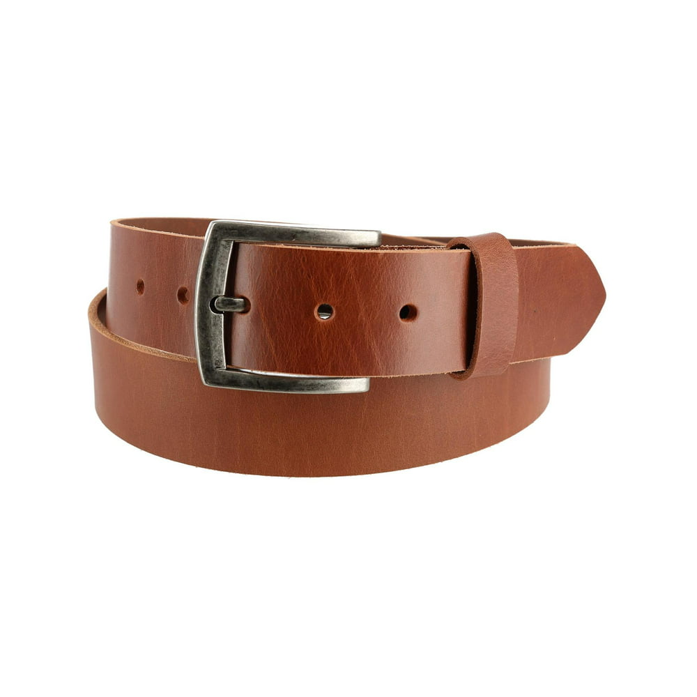 Toneka - Toneka Leather Bridle Belt with Removable Buckle (Men's ...