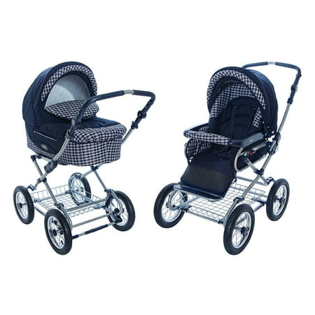 Roan Kortina Classic Pram Stroller 2-in-1 with Bassinet and
