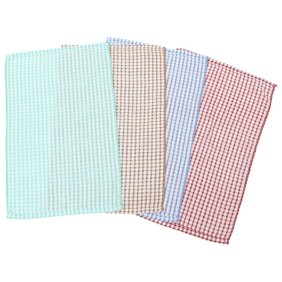 4 Pcs Green Sponge Dish Rag Kitchen Cleaning Wiping Duster Cloth Kitchen Towels Dish Towels