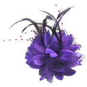 Pearl/Feather Wedding Party Groom Corsage Flowers For Costume Garments Shoes Dress 105x130mm
