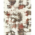 thumbnail image 1 of Ahgly Company Indoor Rectangle Abstract Dark Almond Brown Abstract Area Rugs, 5' x 8', 1 of 6