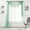 Hunter, variant on Empire Sheer Voile Window Valence Scarf 216" LONG