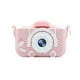 thumbnail image 2 of Cámara HD para niños y niñas, ideal para fotos y vídeos, cámaras dobles delantera y trasera, ideal para cumpleaños, festivales, regalos de crecimiento, cámaras de gel de sílice para niños., 2 of 9