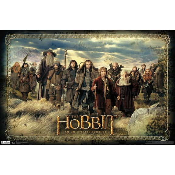 The Hobbit: An Unexpected Journey - Group Wall Poster, 22.375" x 34"