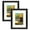 Black, variant on Golden State Art Black 8x10 Picture Frames Matted to 5x7, Tabletop or Wall Display, Pack of 2