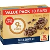 Fiber One Chewy Bars, Oats & Chocolate, Fiber Snacks, 14.1 oz, 10 ct (Pack of 48)