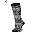 thumbnail image 3 of PULLIMORE 3 Pairs Womens Mens Camo Compression Socks Camouflage Cotton Knee High Athletic Stockings (Black, S/M), 3 of 5