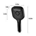 thumbnail image 3 of AuroraX Shower Head,Water Filter High Pressure Handheld Showerhead Power Wash 3 Adjustable Modes Reduce Dry Itchy Skin Simple Installation, 3 of 7
