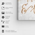 thumbnail image 4 of Wynwood Studio Holiday and Seasonal Wall Art Canvas Prints 'Merry & Bright' Christmas Home Décor - Gray, Gold, 30" x 20", 4 of 5