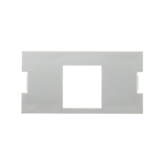 Leviton 41291-1MW MOS Insert 1-Port QuickPort Adapter 1 Unit High - White (Pkg of 10)