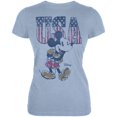 thumbnail image 1 of Mickey Mouse - USA Mickey Juniors T-Shirt, 1 of 1