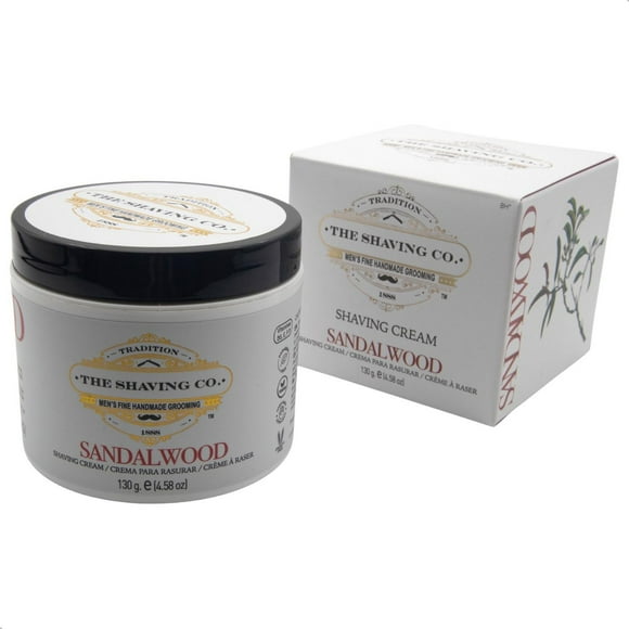 The Shaving Co Crema Para Afeitar Sándalo Shaving Cream 130 amarillo 1
