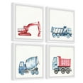 thumbnail image 2 of Marmont Hill Construction Vehicles Quadriptych, 2 of 6