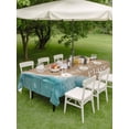 Beach Starfish Rectangle Outdoor Tablecloth with Umbrella Hole The ...