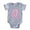 Heather Gray, variant on CafePress - Pink Zodiac Leo - Cute Infant Baby Football Bodysuit