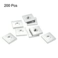 thumbnail image 2 of Unique Bargains Écrous Carrés, M4x12mmx2mm Assortiment de Fils Métriques Plaqués Zinc, Kit 200 Pcs, 2 of 5