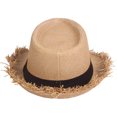 thumbnail image 2 of LinYooLi Sun Hat Men's Summer Sun Block Jazz Cap Solid Color Breathable Straw Woven Top Hat Outdoor Sun Hat, 2 of 6