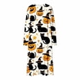 thumbnail image 7 of Edvintorg Womens Night Shirts for Sleeping Halloween Printed Lightweight House Dress Long Sleeve Crew Neck Night Gown Plus Size Womens Clothes Multicolor M, 7 of 7