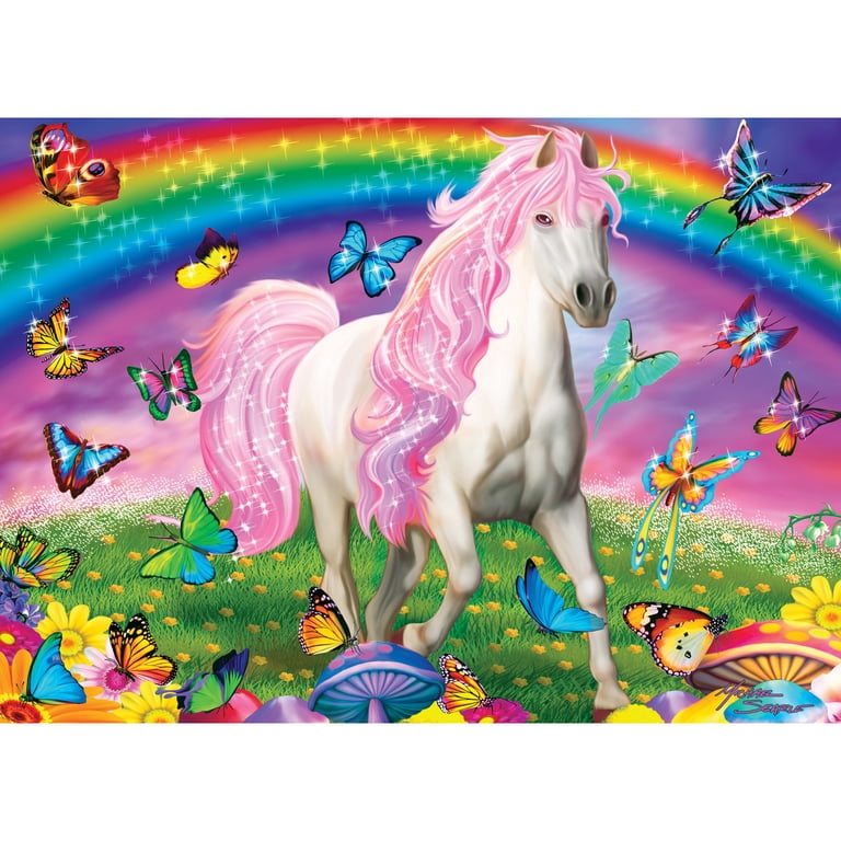 MasterPieces, Jigsaw Puzzle, Glow in the Dark Rainbow World 1000