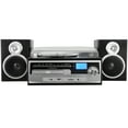 thumbnail image 2 of Trexonic 3-Speed Turntable With CD Player, FM Radio, Bluetooth, USB/SD Recording and Wired Shelf Speakers, 2 of 7