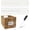 Rectangular, White, variant on 18 Pcs Acrylic Basket Labels, Storage Tags with Chalk Marker Removable Label for Wire, Wicker, Woven Baskets & Pantry Storage (Rectangle, White)