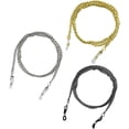 thumbnail image 1 of Cadena para gafas de tres piezas para mujer/hombre (plata, oro, negro, 75 cm de largo), cadena para gafas de sol, cadena para gafas de lectura de metal antideslizante, cadena para gafas deportivas pa, 1 of 5