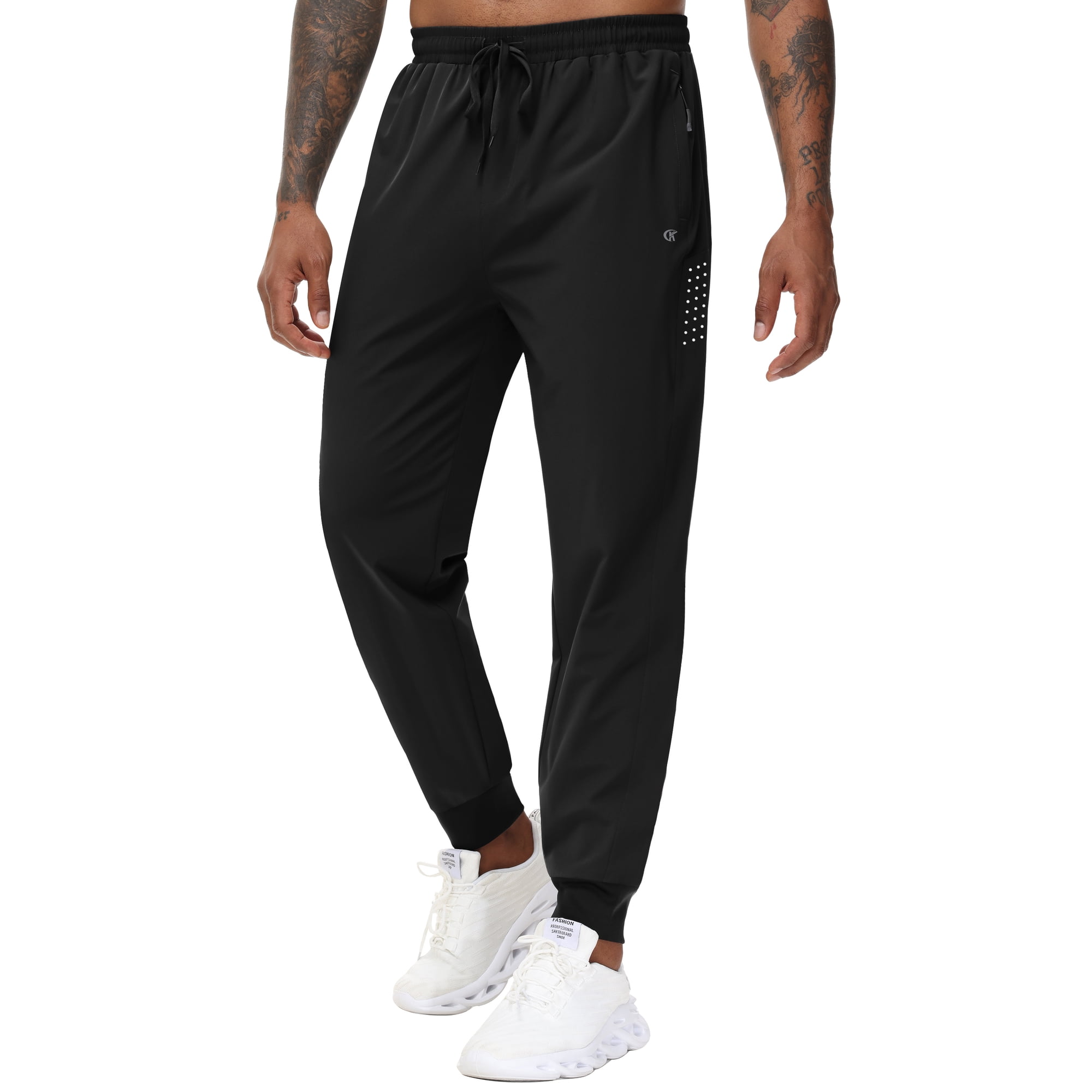 Weilanxin Men's Sweatpants Athletic Running Pants Lightweight Waterproof Workout Joggers Quick Dry Gym Active Sports Track Training