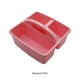 thumbnail image 3 of Billuyoard Cesta de almacenamiento de rejilla de plástico, organizador reforzado y duradero para cesta de almacenamiento apilable para el hogar Almacenamiento y organización del hogar Macarrón rosa, 3 of 6