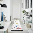 thumbnail image 4 of Yayeee Runner Rug for Bedroom 2'x6' Machine Washable Hallway Non Slip Mat, Colorful Geometric, 4 of 8