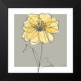thumbnail image 2 of Ruff, Kris 12x12 Black Modern Framed Museum Art Print Titled - Yellow and Gray II, 2 of 5