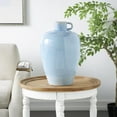thumbnail image 2 of DecMode 18" Ombre Blue Ceramic Vase with Unique Texturing, 2 of 10