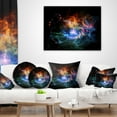 thumbnail image 4 of Designart Flame Lights of Network - Abstract Throw Pillow - 12x20, 4 of 5