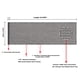 thumbnail image 5 of Lona de malla para volquetes, color negro, 2,4 m x 7,3 m, resistente, 5 of 6