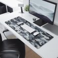 thumbnail image 2 of Grey Series Camouflage &nbsp;mousepad Gamingwaterproofno Slip&nbsp;for Office Home Work GamingmousepadsRubber Base Mousepad with Stitched Edges 31.5x11.8inches, 2 of 7