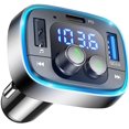 thumbnail image 1 of Émetteur FM Bluetooth pour Voiture, Lecteur Audio Radio, Appel Mains Libres et Récepteur de Musique, 1 of 9
