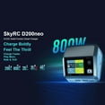 thumbnail image 2 of SKYRC D200neo Dual Channel Smart Balanced Charger AC 200W DC 800W 20A 2-6S Model Aircraft Exclusive, 2 of 5