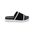 thumbnail image 5 of Aqua College Womens Katlina Slide On Open Toe Pool Slides Black 7 Medium (B,M), 5 of 5