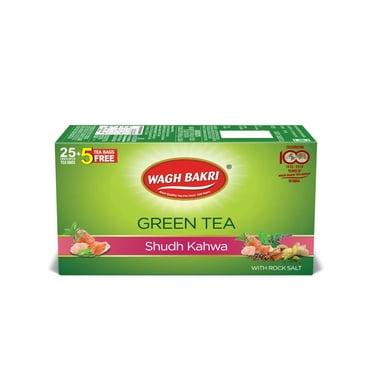 Wagh Bakri Green Tea Shudh Kahwa Tea Bag - 25 Tea Bag