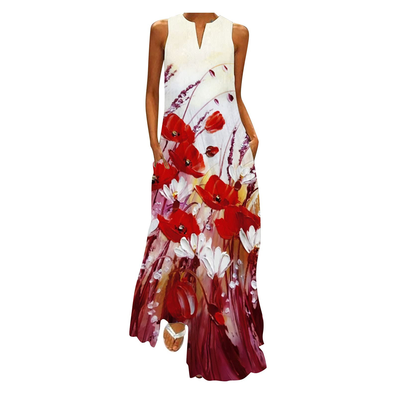 TBKOMH Summer Dresses for Women 2023, 2023 Spring Midi Skirts for Women
