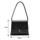 thumbnail image 2 of Carteras y bolsos de mano para mujer, bolsos de mano de piel sintética con asa superior, bolsos de hombro tipo cartera, color negro, 2 of 5