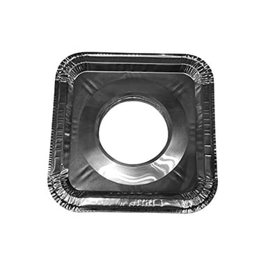 Stock Your Home Gas Burner Covers 50 Pack Disposable Aluminum Foil Square Stove Burner Liners Walmart Com