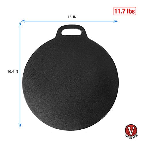 victoria cast iron pizza pan