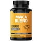 thumbnail image 1 of Maca Blend Maca Peruana Orgánica Con Pimienta Negra - Maca Negra Peruana, Maca Amarilla, Maca Roja - Capsulas Maca - Testosterona - Precursor Vegan -  180 Cápsulas, 1 of 8