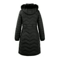 thumbnail image 3 of Pyhlmscde Women's Winter Warm Thicken Long Outwear Coat Parka, Winter Coats for Women, Puffer Jacket, Womens Tops, 3 of 5