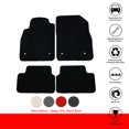 thumbnail image 2 of Ikon Motorsports Compatible with 08-16 Chevrolet Cruze OE Factory Style Black Nylon Carpet Car Floor Mats Front Rear 4pcs 2008 2009 2010 2011 2012 2013 2014 2015 2016, 2 of 9