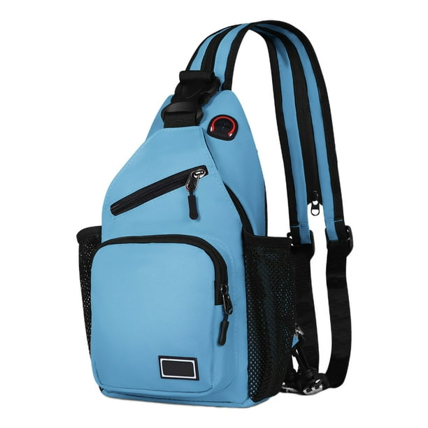 Women's Adjustable Crossbody Bag Convertible Chest Shoulder Bag With Multiple Pockets