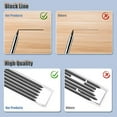 thumbnail image 2 of 12 Pieces 2.8 mm Pencil Refills Pencils 2;8 mm Pencil Replacement Deep Hole Mechanical Construction Pen Lead Woodworking Marking Drawing Type 0, 2 of 7