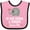 Pink and Black, variant on Inktastic My Great Grandma and Great Grandpa Love Me Boys or Girls Baby Bib