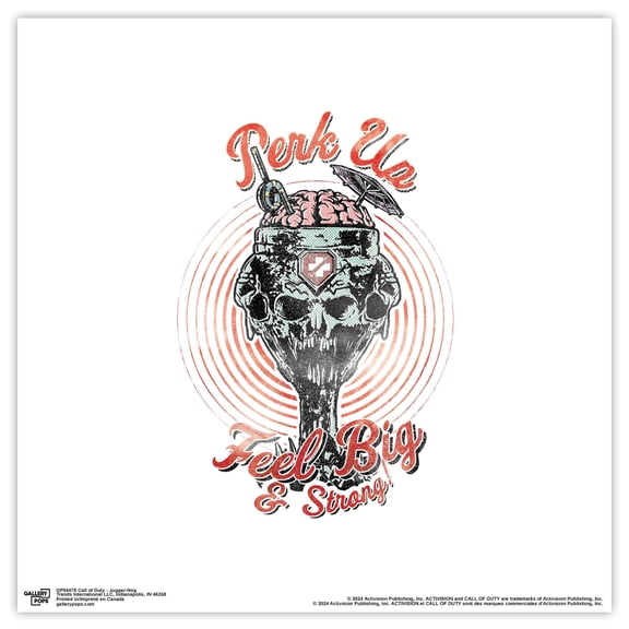 Gallery Pops Call of Duty - Jugger-Nog Wall Art, Unframed Version, 12" x 12"